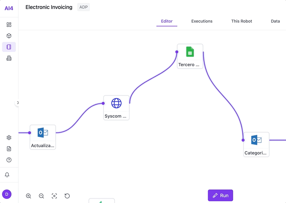 Workflow Builder Animation
